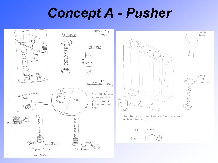 Concept A - Pusher 