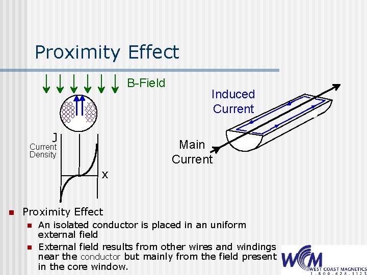 Proximity Effect B-Field oo ooo oo xx xxx xx J Current Density x n