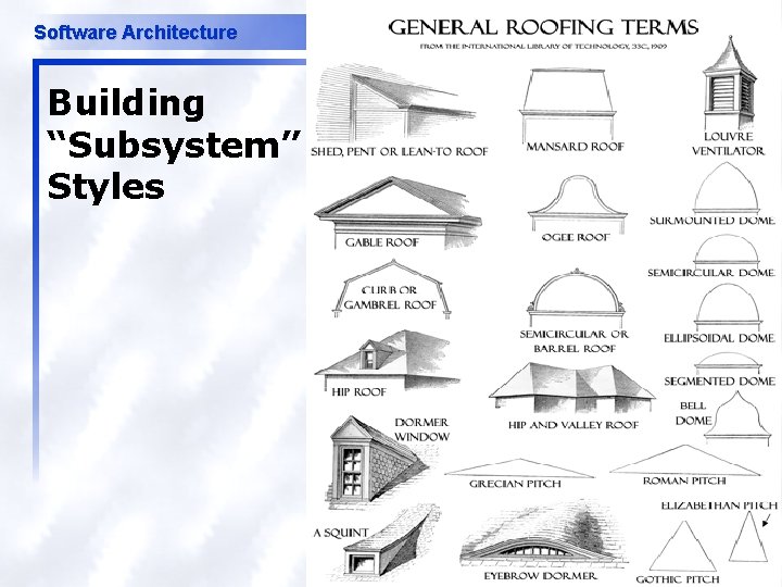 Software Architecture Foundations, Theory, and Practice Building “Subsystem” Styles 26 