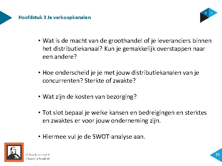 Hoofdstuk 3 Je verkoopkanalen • Wat is de macht van de groothandel of je