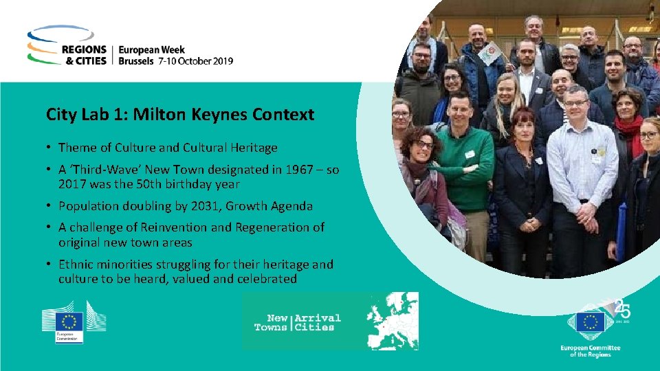 City Lab 1: Milton Keynes Context • Theme of Culture and Cultural Heritage •