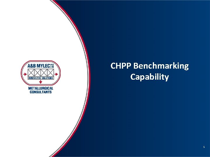 CHPP Benchmarking Capability 1 