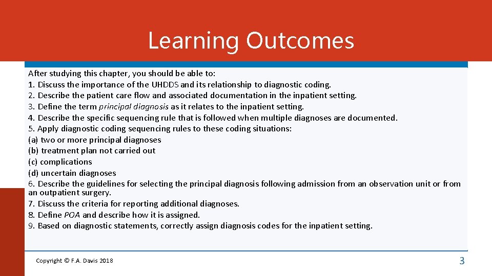 Learning Outcomes After studying this chapter, you should be able to: 1. Discuss the