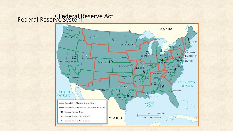  • Federal Reserve Act Federal Reserve System 