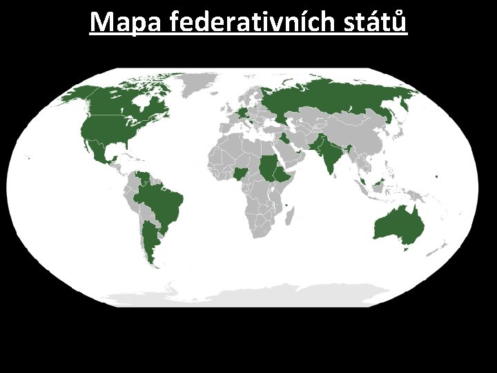 Mapa federativních států 