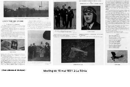 (Oran Littéraire et Artistique) Meeting du 10 mai 1931 à La Sénia 