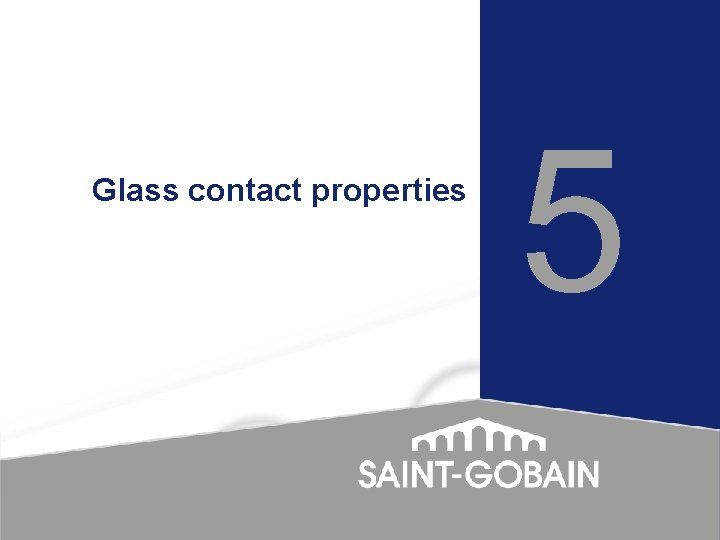 Glass contact properties 5 