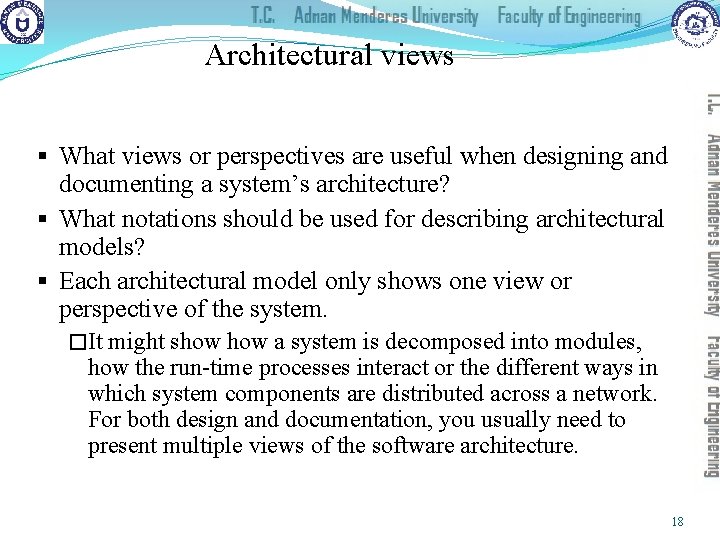 Architectural views § What views or perspectives are useful when designing and documenting a