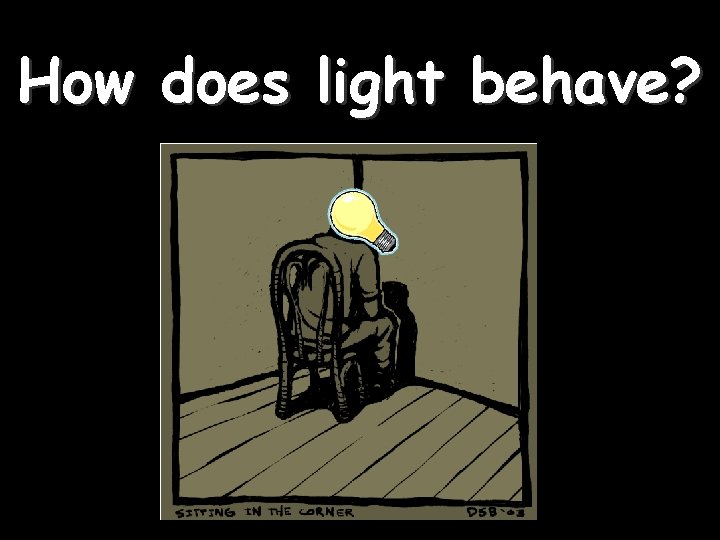 How does light behave? 