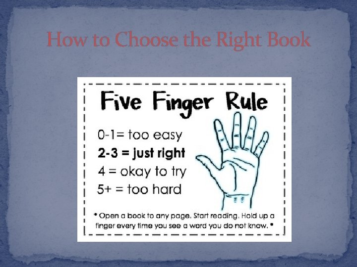 How to Choose the Right Book 