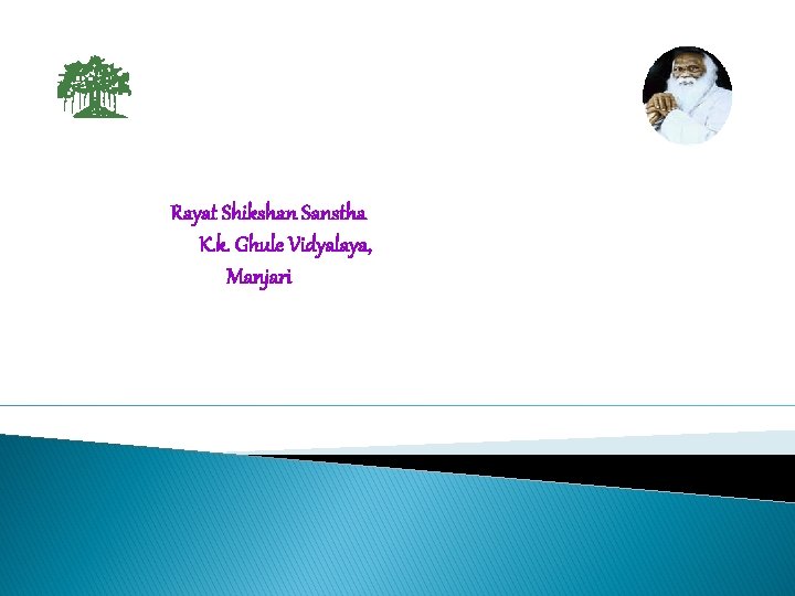 Rayat Shikshan Sanstha K. k. Ghule Vidyalaya, Manjari 