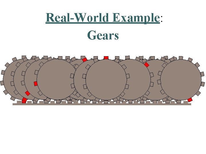 Real-World Example: Gears Real-World Example: Gears