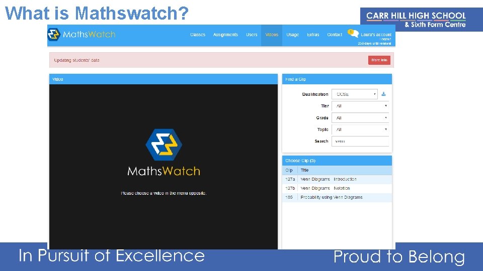 What is Mathswatch? 