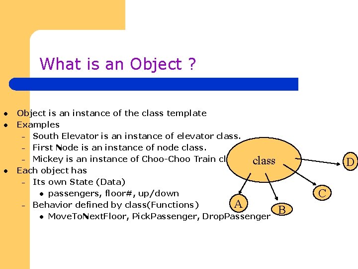 Object Example Infront Introduction to Object Based Programming Lecture Notes 2