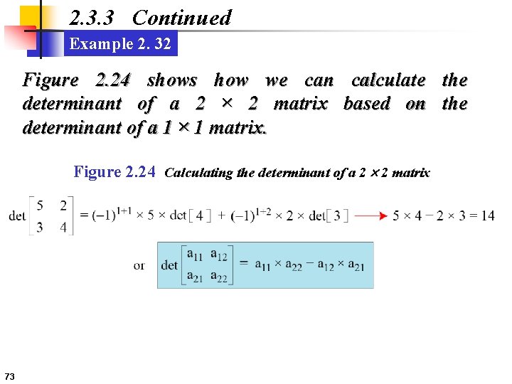 2. 3. 3 Continued Example 2. 32 Figure 2. 24 shows how we can