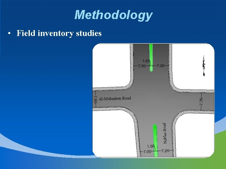 Methodology • Field inventory studies 
