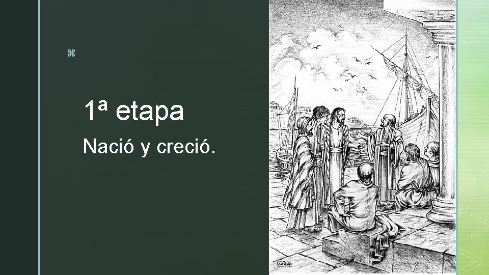 z 1ª etapa Nació y creció. z 1ª etapa Nació y creció.