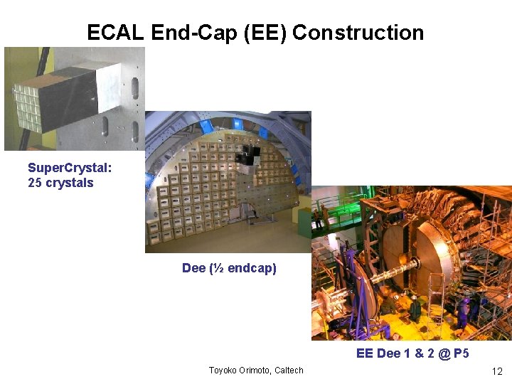 ECAL End-Cap (EE) Construction Super. Crystal: 25 crystals Dee (½ endcap) EE Dee 1
