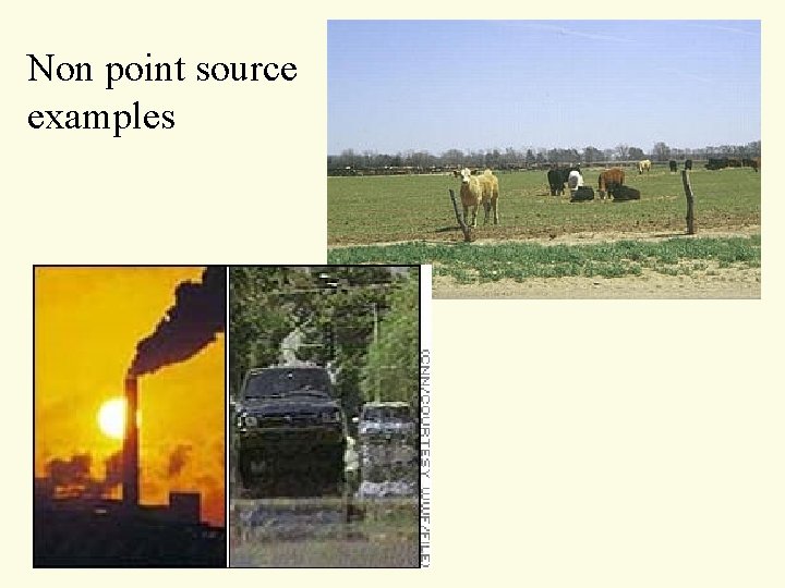 Non point source examples Non point source examples