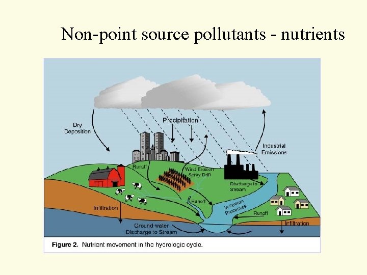 Non-point source pollutants - nutrients Non-point source pollutants - nutrients