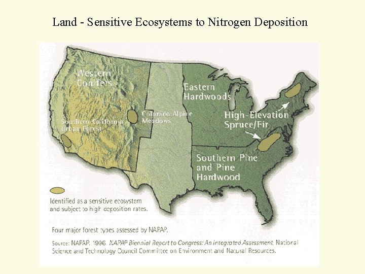 Land - Sensitive Ecosystems to Nitrogen Deposition Land - Sensitive Ecosystems to Nitrogen Deposition