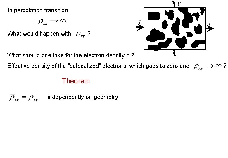 In percolation transition What would happen with ? What should one take for the In percolation transition What would happen with ? What should one take for the