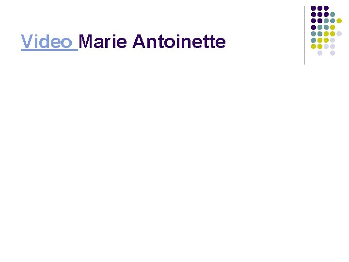 Video Marie Antoinette 