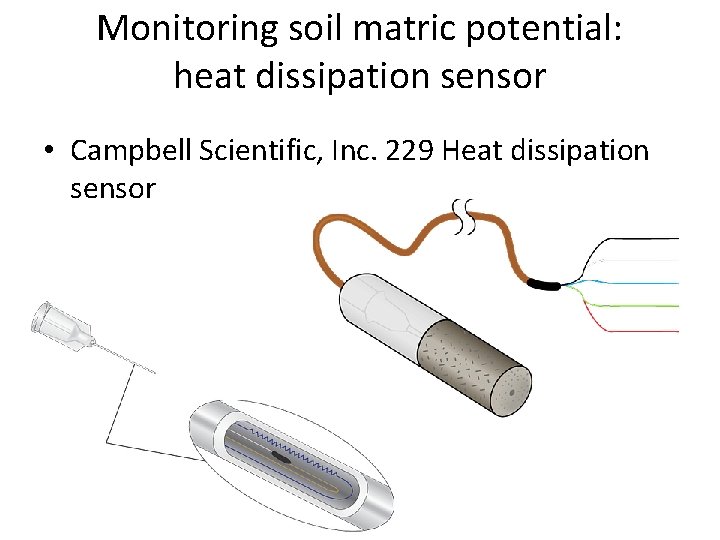 Monitoring soil matric potential: heat dissipation sensor • Campbell Scientific, Inc. 229 Heat dissipation
