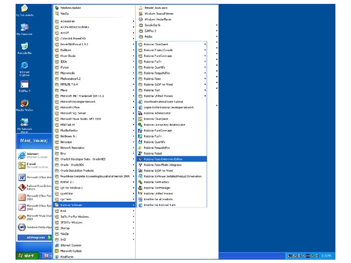 Using Rational Rose in Windows Platform 