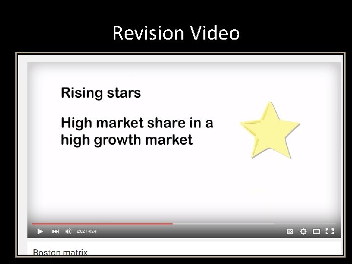 Revision Video Revision Video