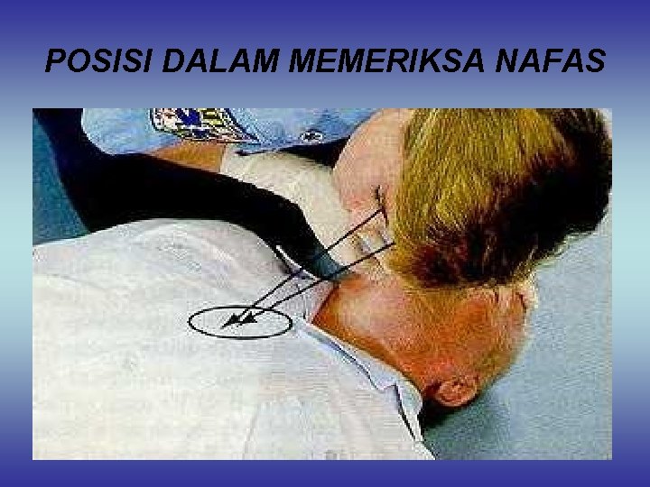 POSISI DALAM MEMERIKSA NAFAS 