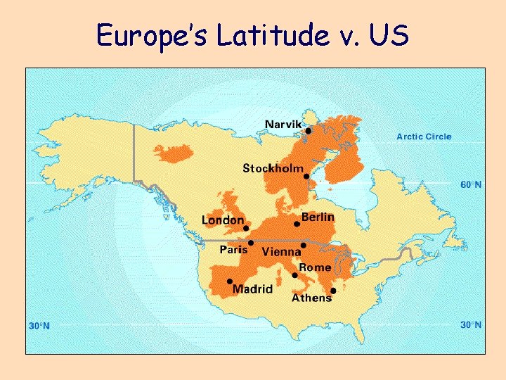 Europe’s Latitude v. US 