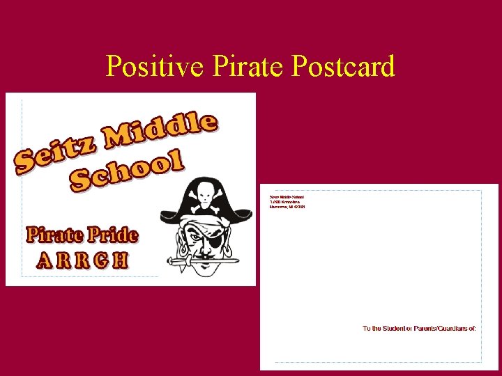 Positive Pirate Postcard 