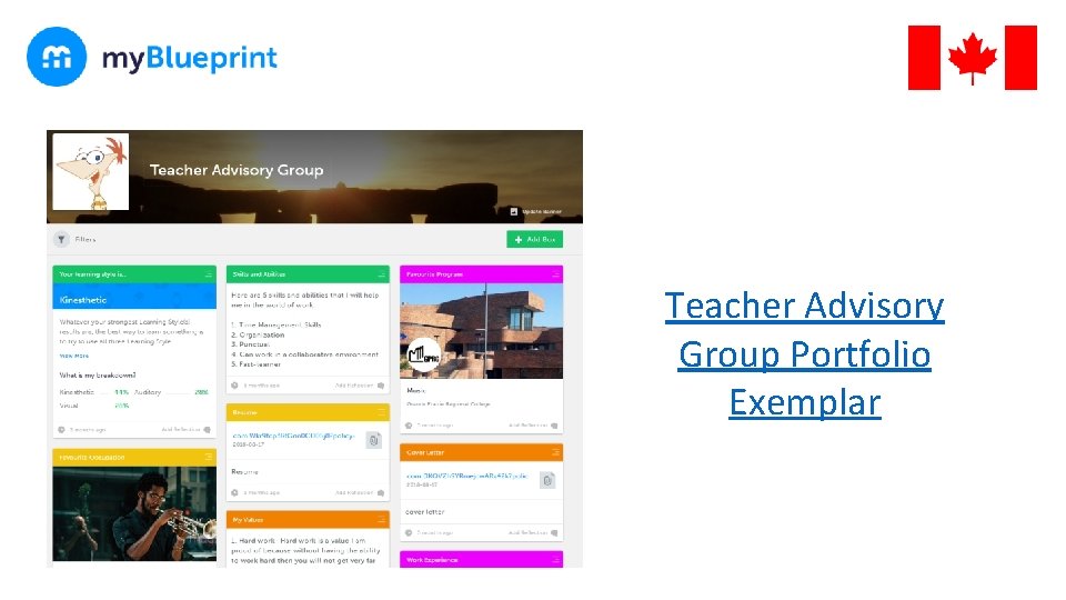  Teacher Advisory Group Portfolio Exemplar 