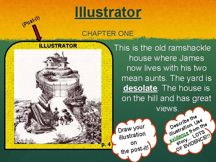 (P -It) t s o Illustrator CHAPTER ONE ILLUSTRATOR This is the old ramshackle