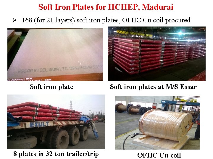 Soft Iron Plates for IICHEP, Madurai Ø 168 (for 21 layers) soft iron plates,