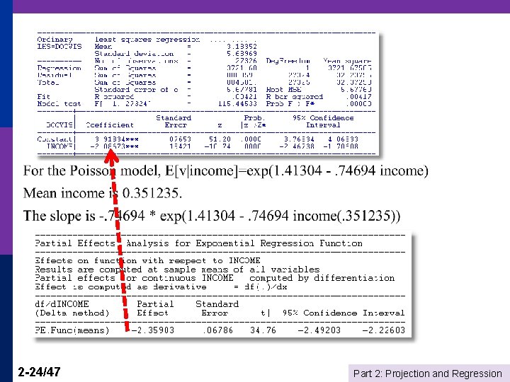 2 -24/47 Part 2: Projection and Regression 