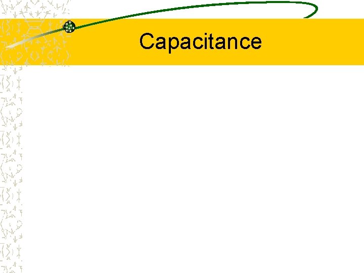 Capacitance 