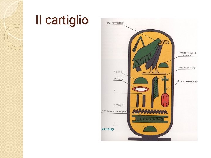 Il cartiglio 