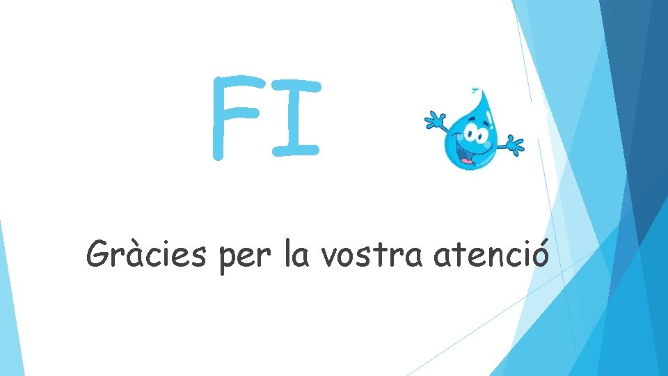 FI Gràcies per la vostra atenció FI Gràcies per la vostra atenció