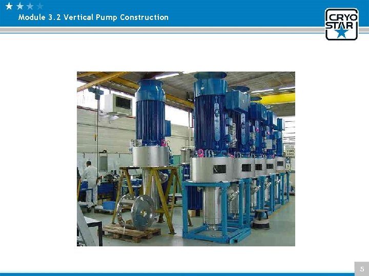 Module 3. 2 Vertical Pump Construction 5 