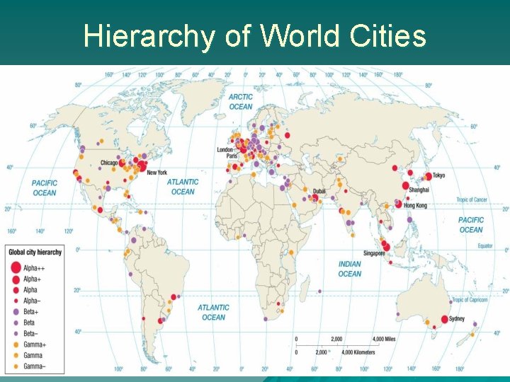 Hierarchy of World Cities 
