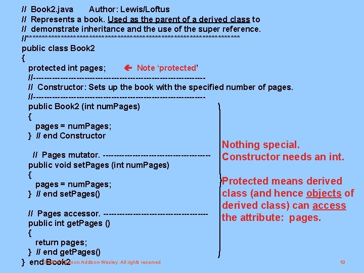 // Book 2. java Author: Lewis/Loftus // Represents a book. Used as the parent
