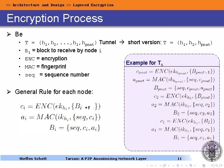 >> Architecture and Design >> Layered Encryption Process Ø Be • • • T >> Architecture and Design >> Layered Encryption Process Ø Be • • • T