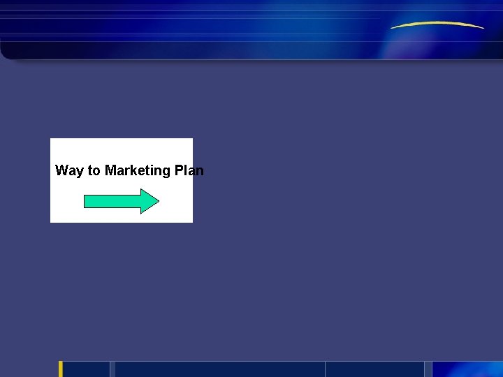 Way to Marketing Plan 