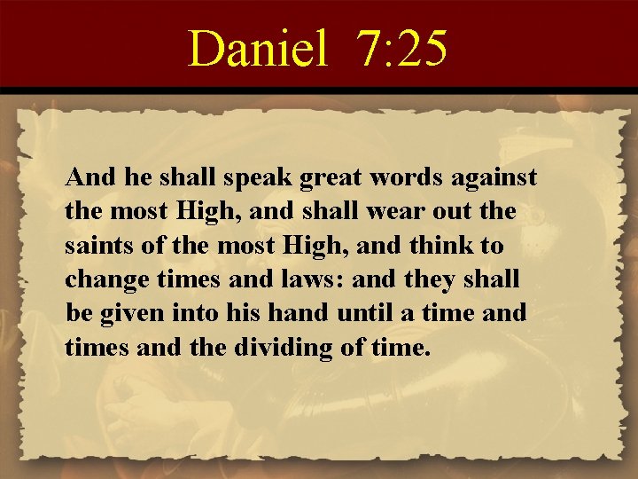 Daniel Chapter 7 Daniel Introduction 1 2 3