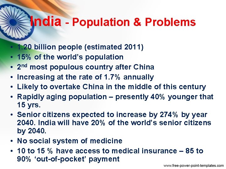 India - Population & Problems • • • 1. 20 billion people (estimated 2011) India - Population & Problems • • • 1. 20 billion people (estimated 2011)