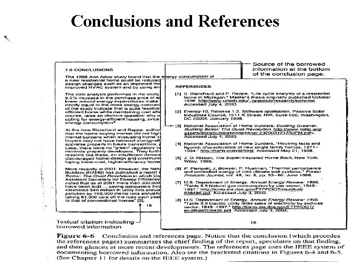 Conclusions and References 