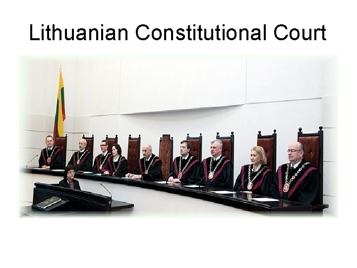 Lithuanian Constitutional Court 