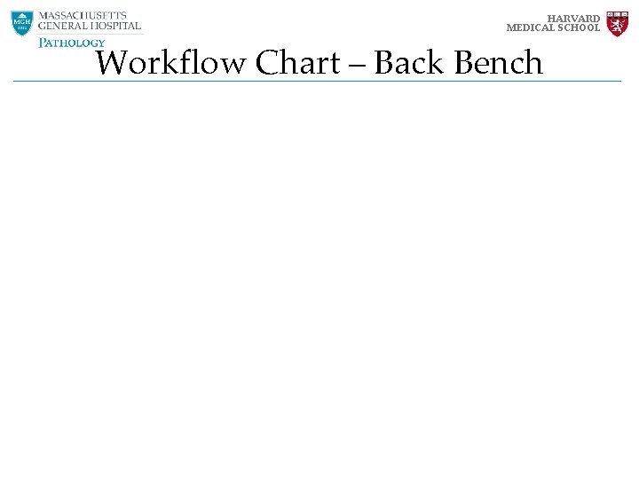HARVARD MEDICAL SCHOOL Workflow Chart – Back Bench The Devil in the Details HARVARD MEDICAL SCHOOL Workflow Chart – Back Bench The Devil in the Details